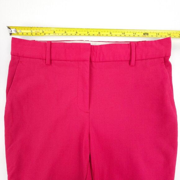 NEW Theory Virgin Wool Treeca 2 Classic Suit Trouser Dress Pants Old Money Pink - Picture 3 of 7